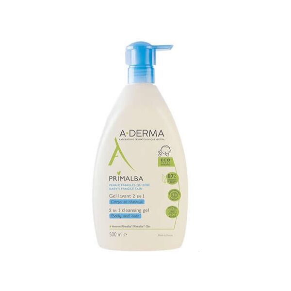 aderma (pierre fabre it.spa) a-derma cosmetica del benessere primalba gel detergente bambini 2 in 1 500 ml