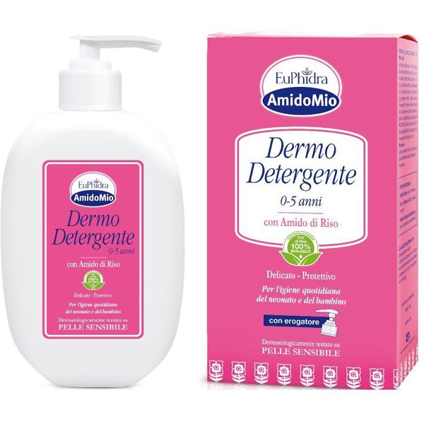 zeta farmaceutici spa euphidra amidomio dermo detergente delicato pelli sensibili 0-5 anni 400ml