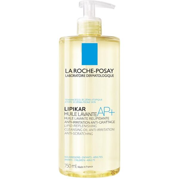 l'oreal la roche posay  benessere termale lipikar ap+ huile lavante olio detergente 750 ml