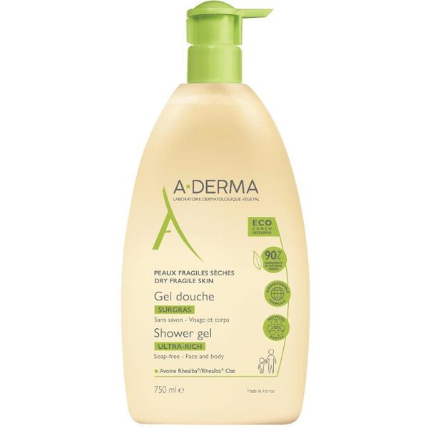 aderma (pierre fabre it.spa) aderma gel doccia surgras750ml