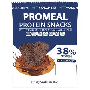 VOLCHEM Srl Volchem Integrazione Alimentare Sportiva Promeal Protein Cacao Barrette Snack 3x12,5 g