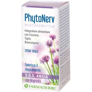 FARMADERBE PHYTONERV SOS SPRAY ORALE 30ML