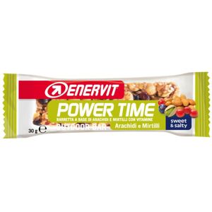 Enervit Power Time Barretta Arachidi e Mirtilli Con Vitamine 30 Grammi