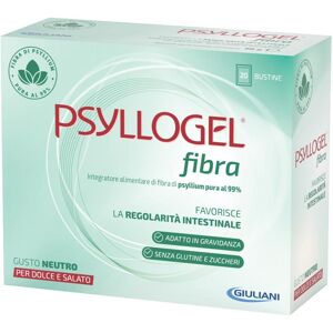 GIULIANI SpA Psyllogel Fibra Neutro Integratore per il benessere intestinale 20 bustine