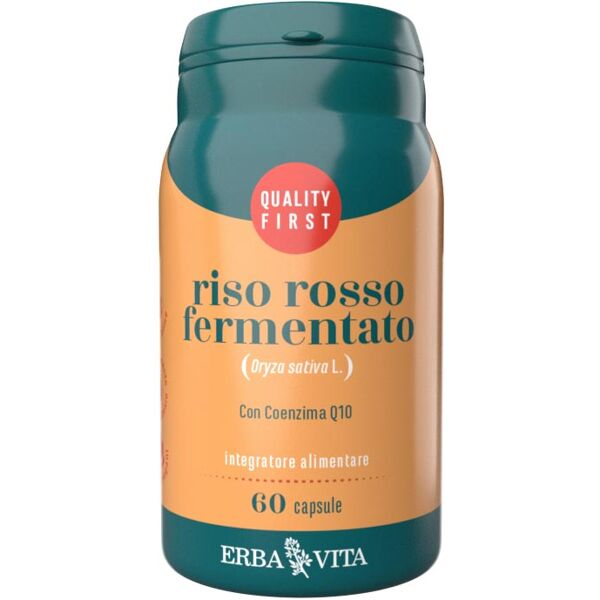 erba vita integratori alimentari a base vegetale riso rosso colesterolo 60 capsule