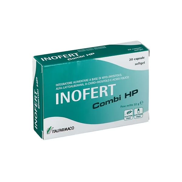 italfarmaco spa inofert combi hp 20 capsule soft gel integratore per ovaio policistico e fertitilà - italfarmaco