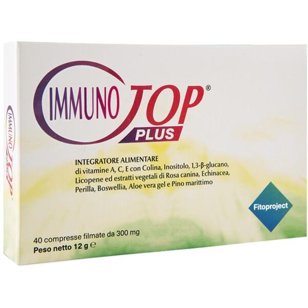 fitoproject srl fitoproject immunotop plus 40 compresse