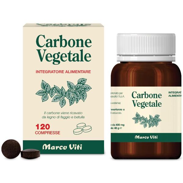 marco viti farmaceutici spa marco viti carbone vegetale integratore alimentare 120 compresse