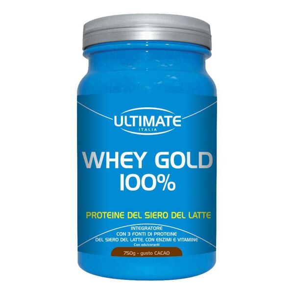 vita al top srl ultimate italia whey gold 100% proteine gusto cacao 750 g