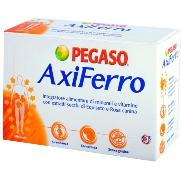 schwabe pharma italia srl pegaso  vitamine minerali axiferro integratore alimentare 100 compresse