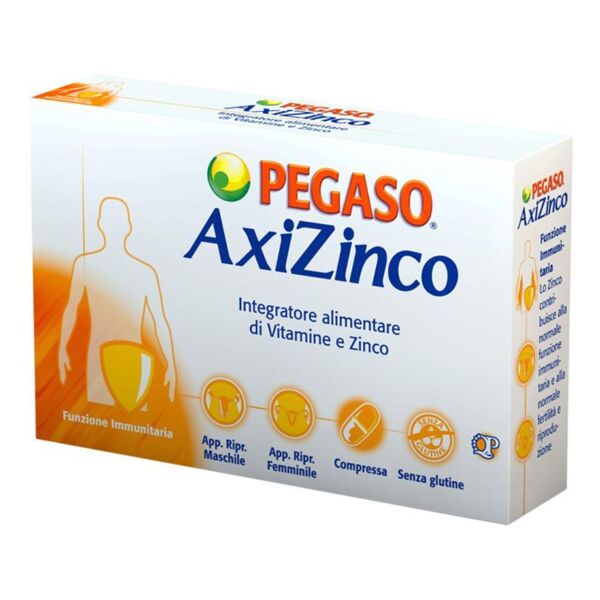 schwabe pharma italia srl pegaso  vitamine minerali axizinco integratore alimentare 50 compresse