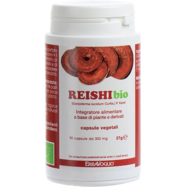 erbavoglio production srl reishi 90cps bio 27g