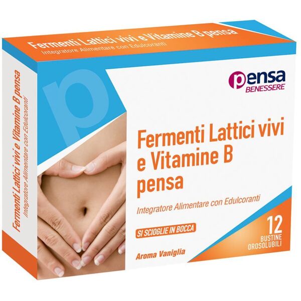 pensa pharma fermenti lattici vivi e vitamine b 12 vaniglia bustine orosolubili