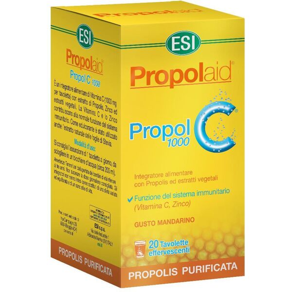 esi propolaid propol c 1000 mg integratore alimentare 20 tavolette