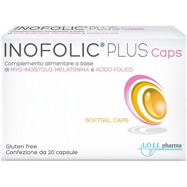 loli pharma lo.li.pharma  gravidanza inofolic plus integratore acido folico 20 capsule