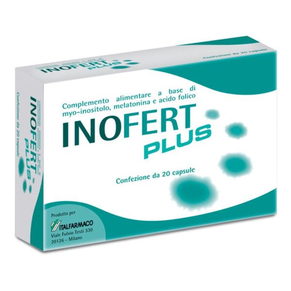 italfarmaco spa inofert plus 20 capsule soft gel integratore per fertilità e gravidanza - italfarmaco