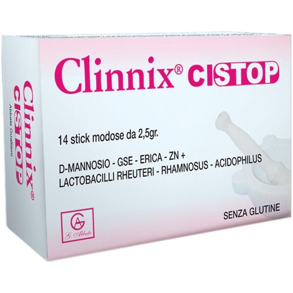 abbate a&v pharma srl abbate gualtiero clinnix cistop 14 bustine stick pack monodose