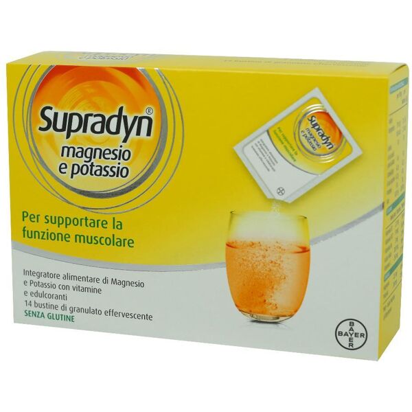 bayer spa supradyn magnesio potassio integratore alimentare granulato 14 buste