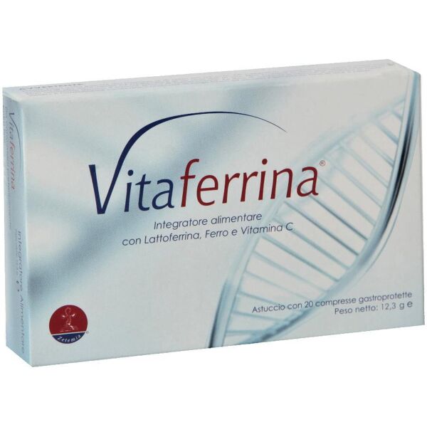 zetemia srl zetemia integrazione alimentare vitaferrina con ferro e vitamina c 20 compresse