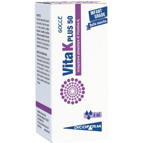 dicofarm spa dicofarm vita k plus 50 gocce 6ml