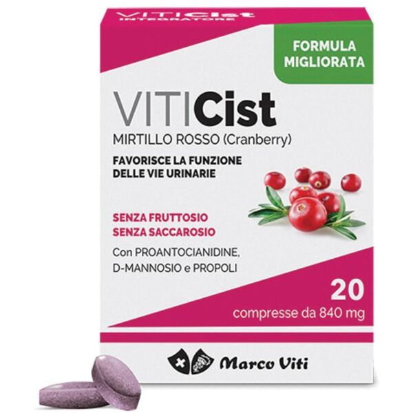 marco viti farmaceutici spa viticist mirtillo 20 cpr