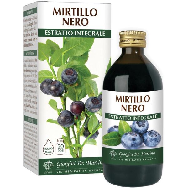 dr.giorgini ser-vis srl mirtillo nero estratto integrale 200 ml