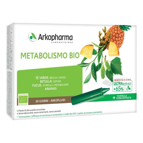 arkofarm srl arkofarm arkofluidi ultra suoni metabolismo bio 20 fiale