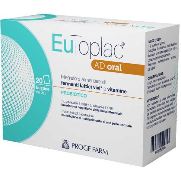 proge farm srl eutoplac ad oral 20 bust.