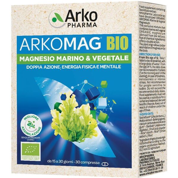 arkofarm srl arkomag bio magnesio mar 30cpr