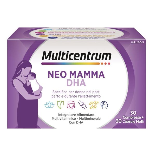 haleon italy srl neo mamma dha 30 compresse + 30 capsule molli