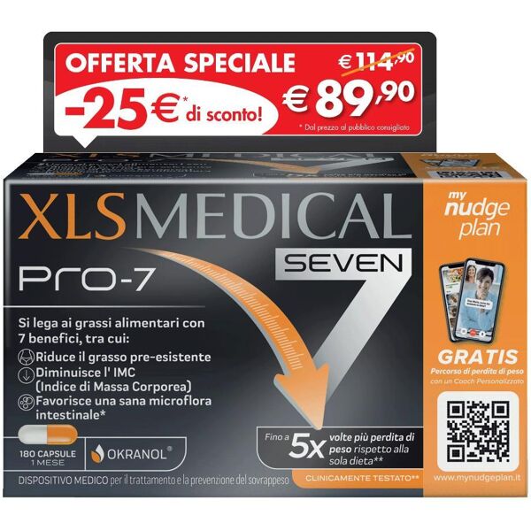 perrigo italia srl xls medical pro-7 integratore per il controllo del peso 90 stick orosolubili