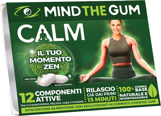 dante medical solutions dante medical integratori alimentari in chew-gum c calm gusto menta 18 gomme da masticare