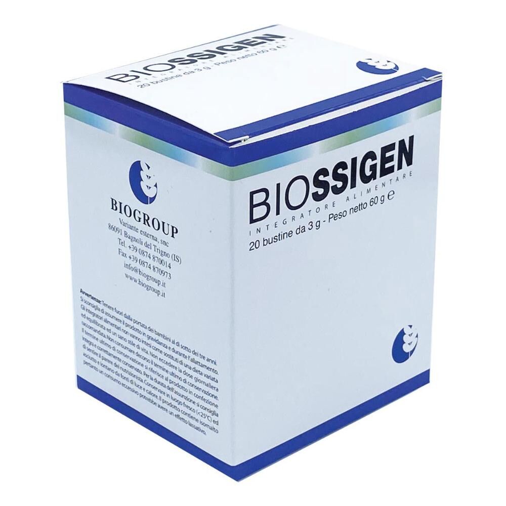biogroup spa societa' benefit biogroup biossigen 20 bustine 3 g