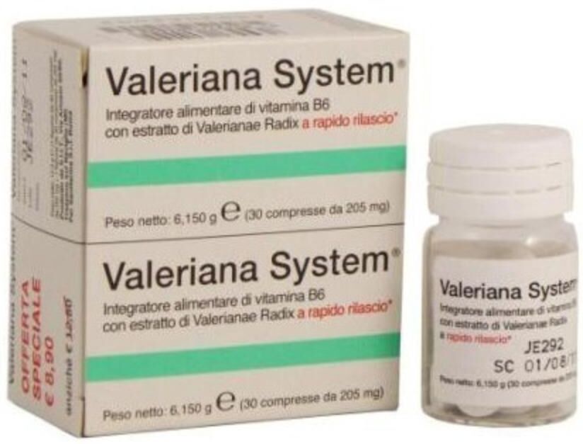 fidia healthcare srl sanifarma valeriana system 30 compresse+30 compresse