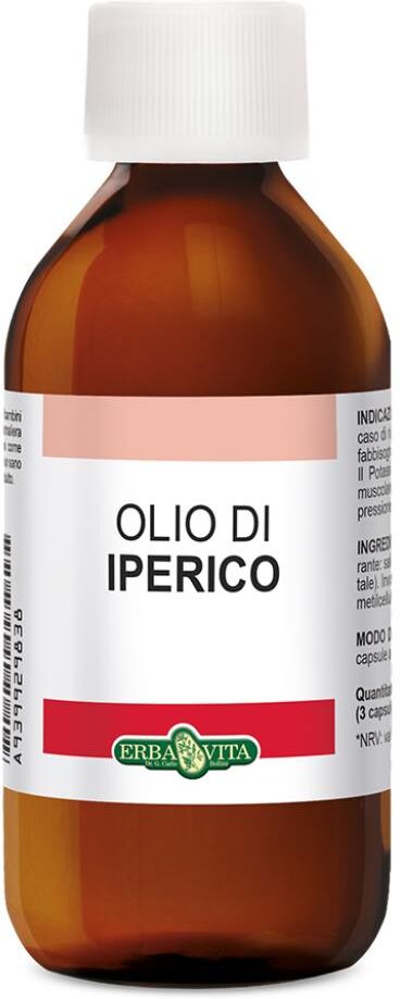 erba vita olio di iperico per viso e corpo 100 ml