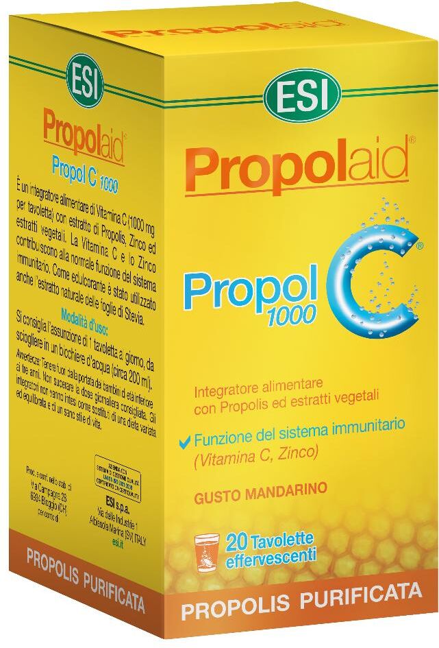 esi propolaid propol c 1000 mg integratore alimentare 20 tavolette