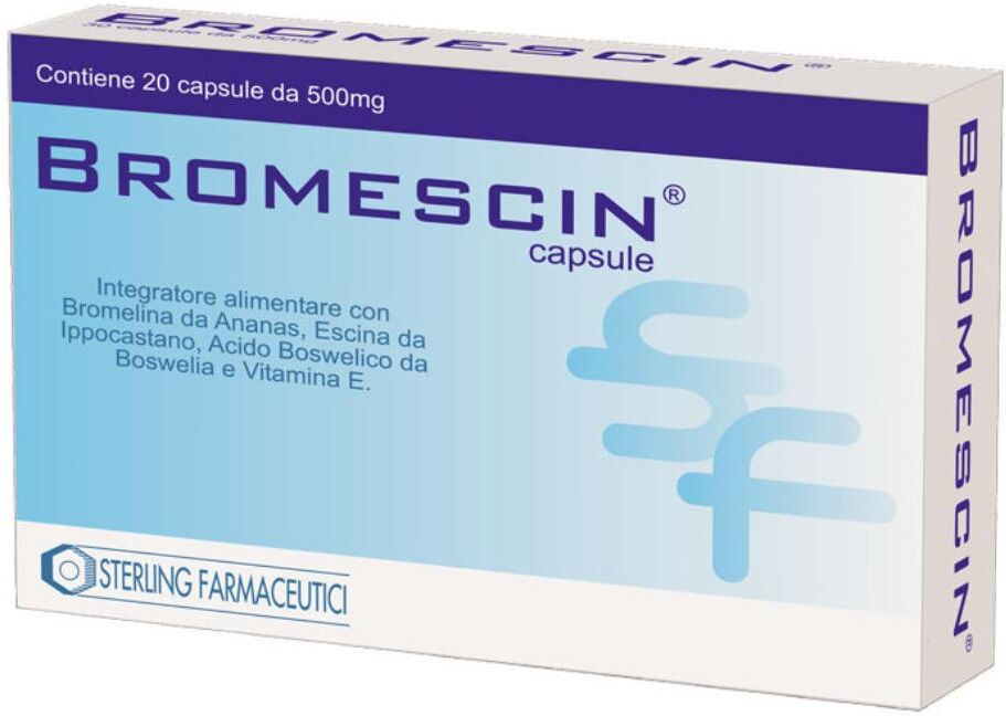 sterling farmaceutici srl sterling farmaceutici bromescin 20 capsule