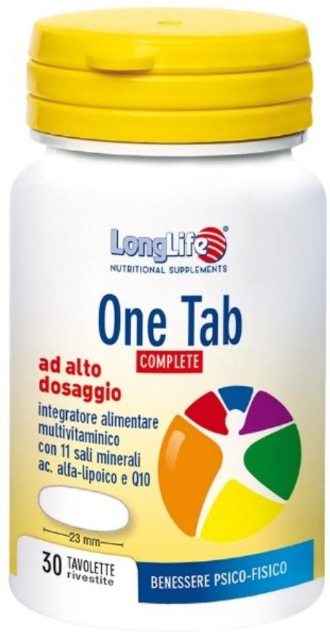 longlife srl phoenix    longlife longlife one tab complete 30 tavolette