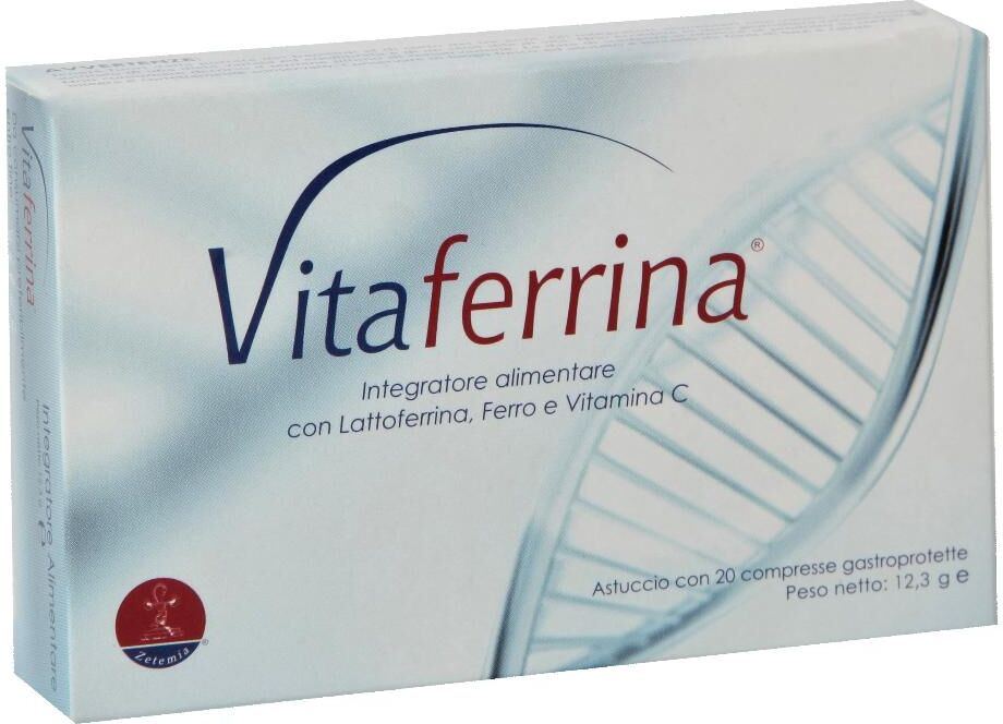 zetemia srl zetemia integrazione alimentare vitaferrina con ferro e vitamina c 20 compresse