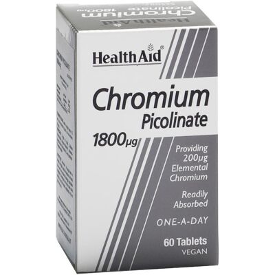 Health Aid Cromo Picolinato 200ug Compresse - Integratori Health Aid Cromo Picolinato 200ug Compresse - Integratori