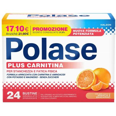 HALEON ITALY Srl Polase plus carnitina pro integratore alimentare 24 bustine HALEON ITALY Srl Polase plus carnitina pro integratore alimentare 24 bustine