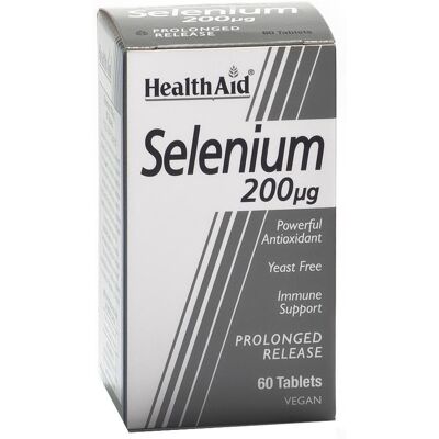 HealthAid Selenio 200μg Compresse a Rilascio Prolungato - Integratore HealthAid Selenio 200μg Compresse a Rilascio Prolungato - Integratore