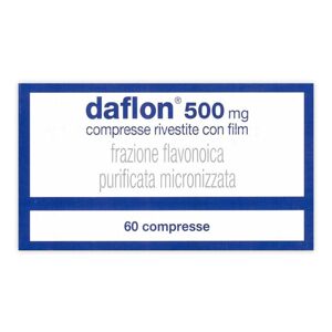 SERVIER ITALIA SpA Daflon 500 Mg Compresse Rivestite Con Film 60 Compresse