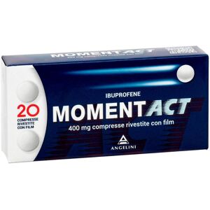 ANGELINI PHARMA SpA Momentact 400 Mg Compresse Rivestite Con Film 20 Compresse In Blister In Pvc/Pvdc/Al