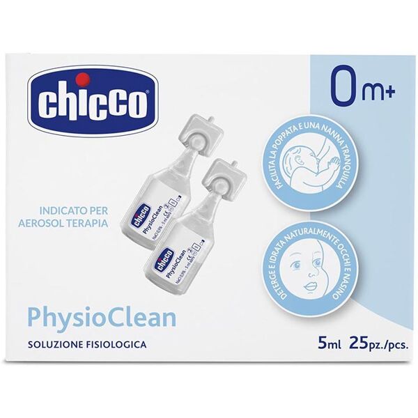 chicco artsana igiene e salute bambino physioclean soluzione fisiologica 5 ml 25 fiale