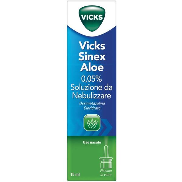 procter & gamble srl vicks sinex aloe aloe 0,05% soluzione da nebulizzare flacone nebulizzatore 15 ml