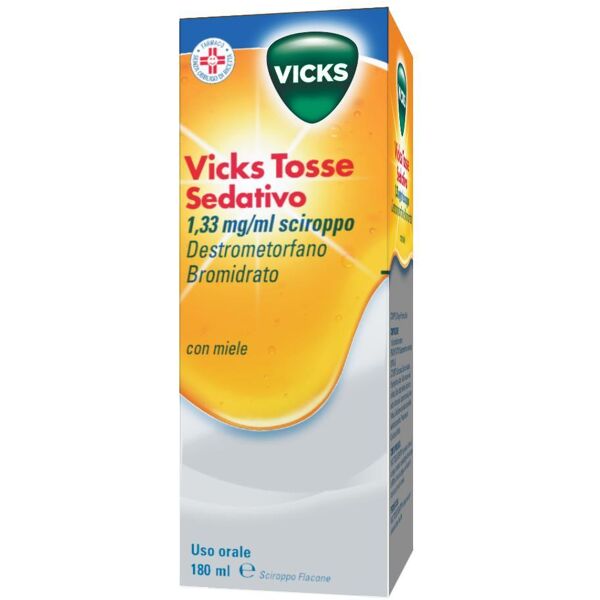 procter & gamble srl vicks tosse sedativo 1,33 mg/ml sciroppo flacone 180 ml