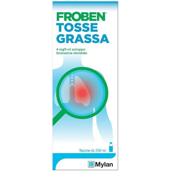 mylan spa froben tosse grassa 4 mg/5 ml sciroppo flacone da 250 ml