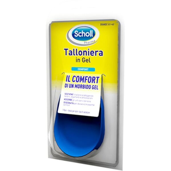 cooper consumer health it srl scholl  calli e durezze trattamento dolore 1 paio di talloniere gel grande