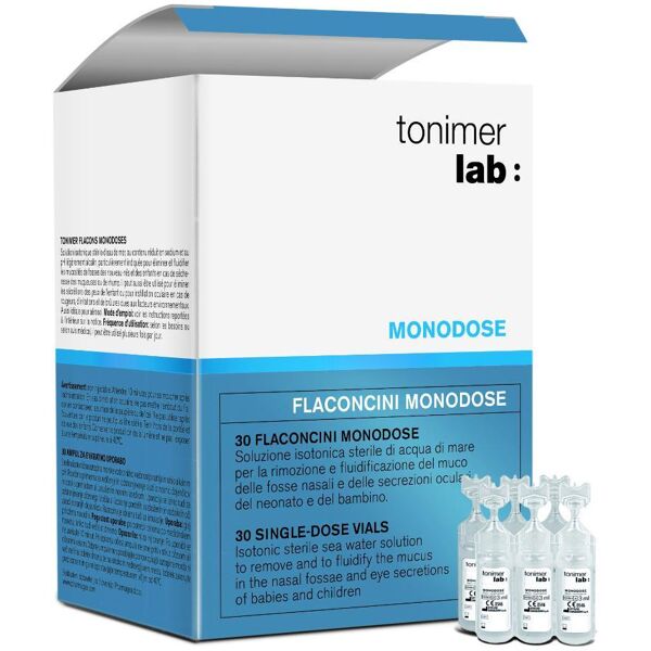 ganassini health care ganassini  tonimer lab normal soluzione isotonica sterile 30 fiale 5 ml